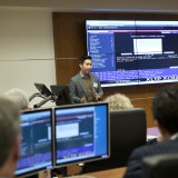 Kameron So delivering Bloomberg Training at the Janes Financial Center
