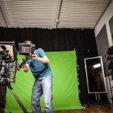 green screen and film equipment