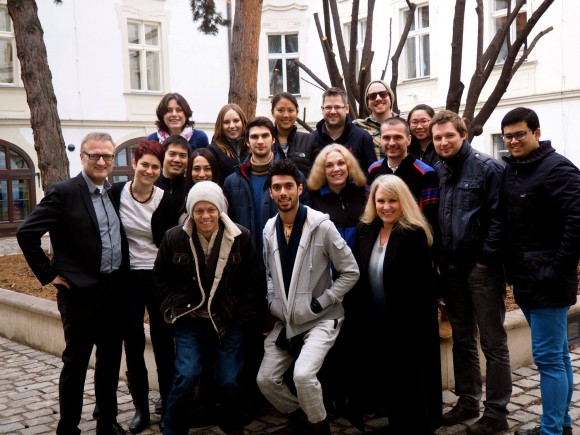 group of MBA Prague students