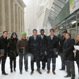 Argyros Students in New York snow
