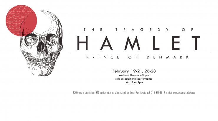 Flyer for Hamlet.