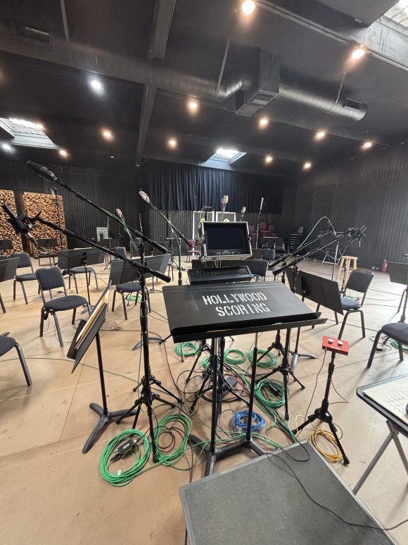 One of Kelly's first gigs as a session librarian for a student session at Hollywood Scoring