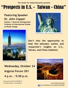 Flyer for Prospects in U.S. - Taiwan - Chin