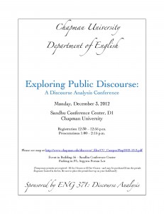 Flyer for Exploring Public Discourse