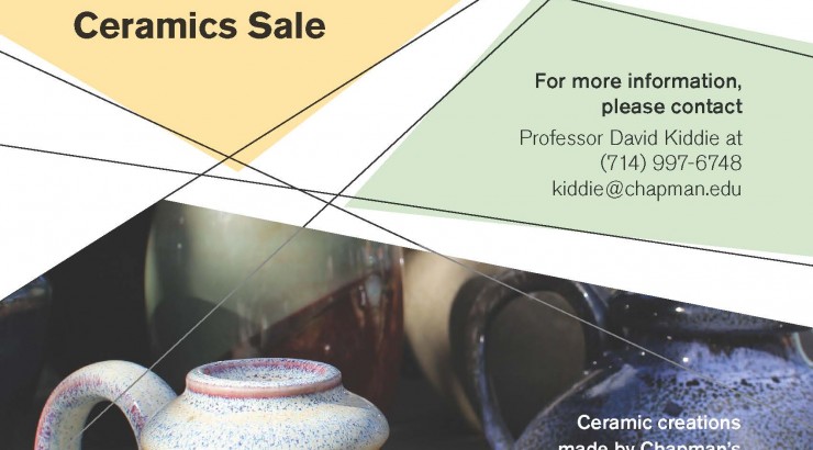 Flyer for Ceramics Sale