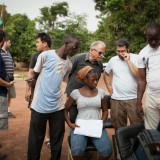 Chapman students on location in Burkina Faso, Africa