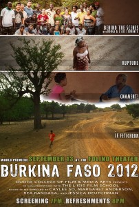 Burkina Faso 2012 Poster