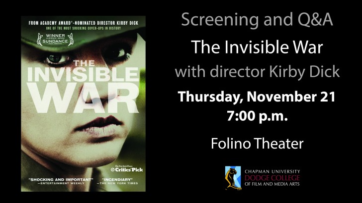The Invisible War Screening and Q&a with director Kyle Dick