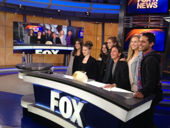 Television and Broadcast Journalism students tour LA's most famous newsrooms