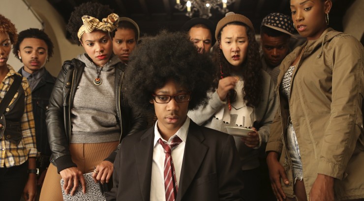 Screen still from the film DEAR WHITE PEOPLE