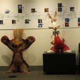 an image of Roger Rabbit statue, storyboard,