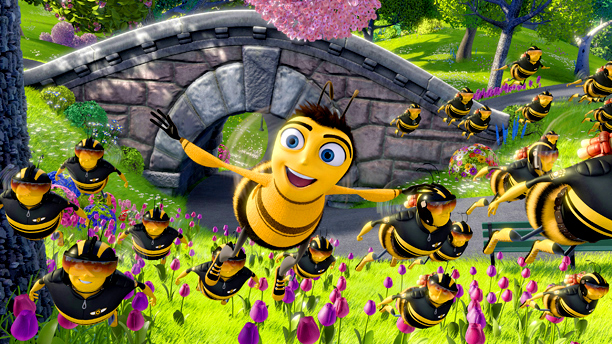 Still from the film THE BEE MOVIE