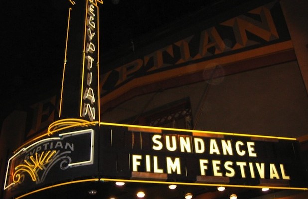 Egyptian Theater marquee at the 2014 Sundance Film Festival