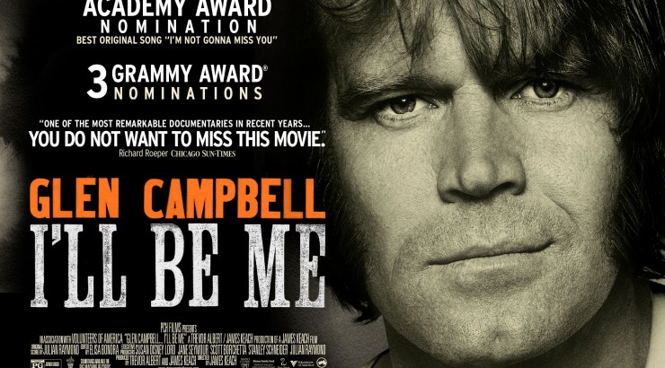 Official film poster for the Glen Campbell documentary I'LL BE ME.