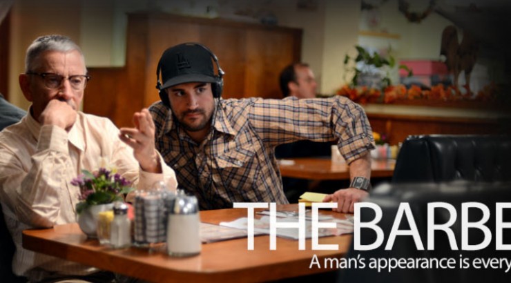 Image of the header image of the Chapman Filmed Entertainment's website for THE BARBER.