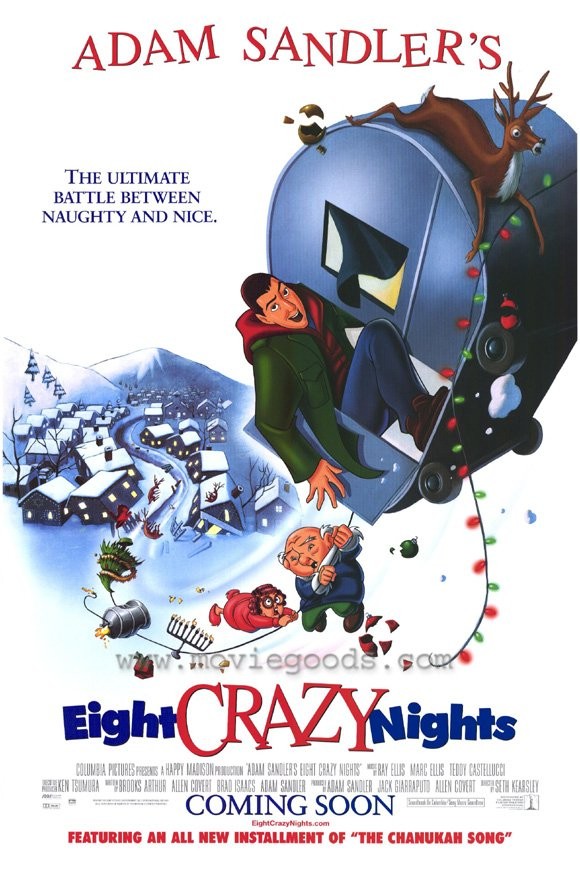 eight crazy nights movie poster