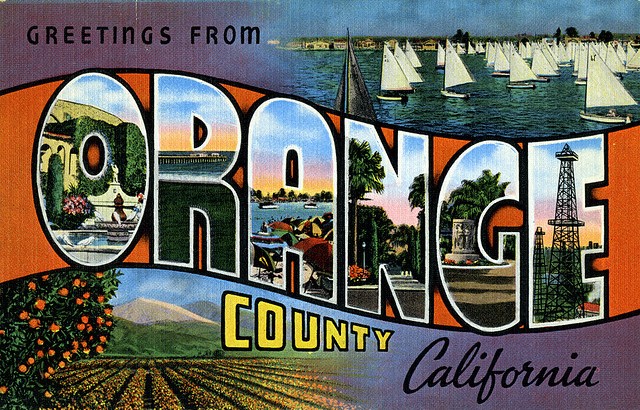 orange county post card