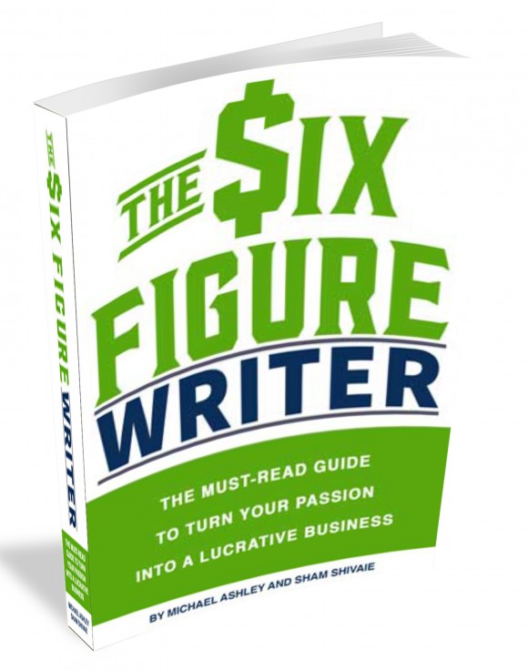 picture of a book, the six figure writer