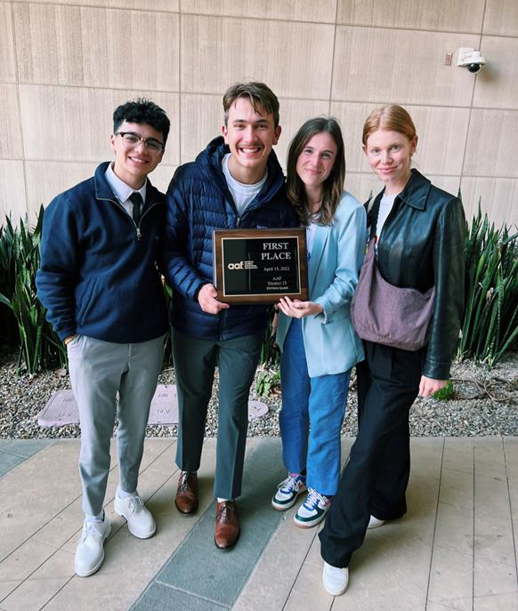 Chapman’s NSAC Team Headed to Finals Dodge College of Film and Media Arts
