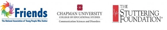 Logos: The National Association of Young People Who Stutter (Friends), Chapman University College of Educational Studies - Communication Science Disorders, The Stuttering Foundation