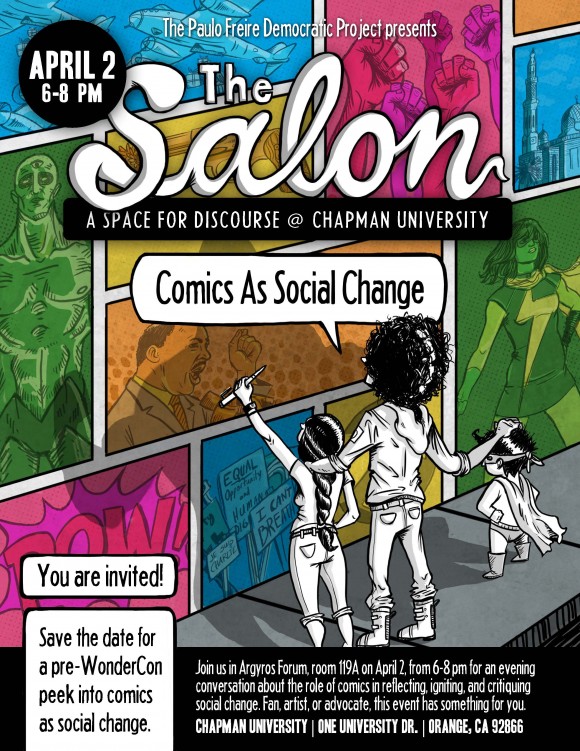 The Salon: Comics as Social Change art cover