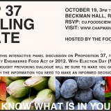 Prop 37 Labeling Debate