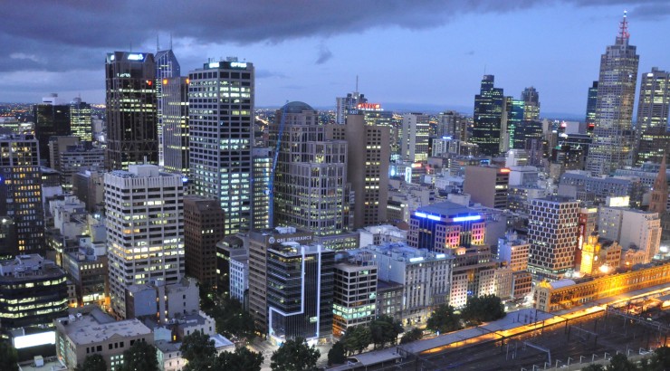 Melbourne, Australia cityscape