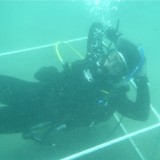 John Berriman '11 scuba diving