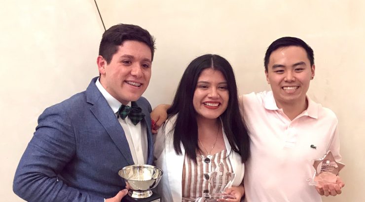 Arroyo, Solis and Chang award winners