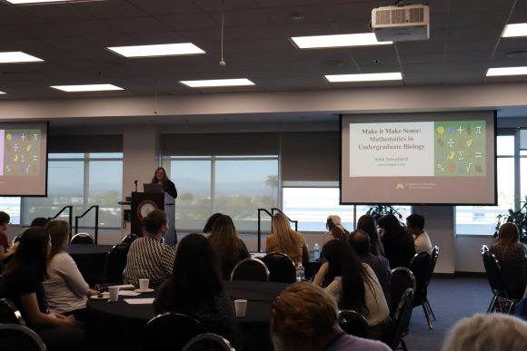 Dr. Anita Schuchardt gave a talk titled, Make it Make Sense