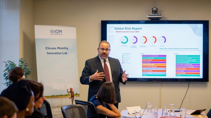 Dr. El-Askary Presenting to the UN World Economic Forum in 2024.