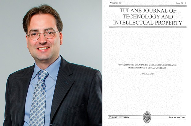 Samual Ernst and Tulane Journal of Technology and Intellectual Property book cover
