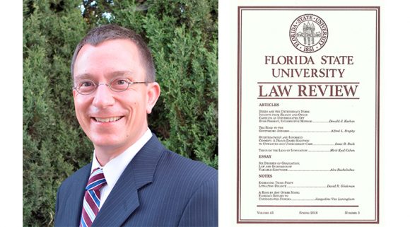 Associate Dean Donald Kochan Publishes Article In Florida State ...