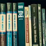 Photo of Fowler School of Law voting rights library books