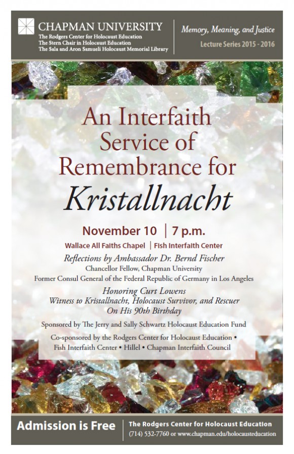 interfaith kristallnacht flyer
