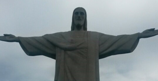 Statue of Christ the Redeemer in Brazil.