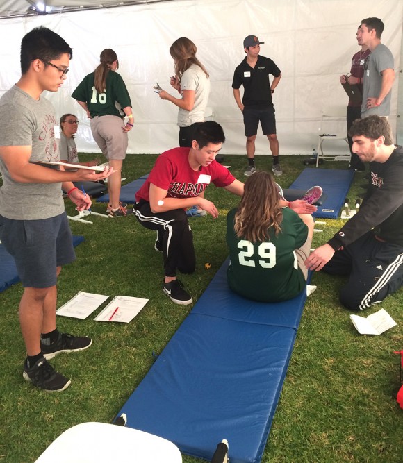 Crean College students help out with the Special Olympics Fall Games