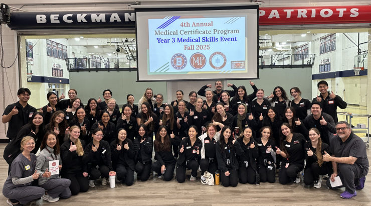 Group Photo at Beckman High