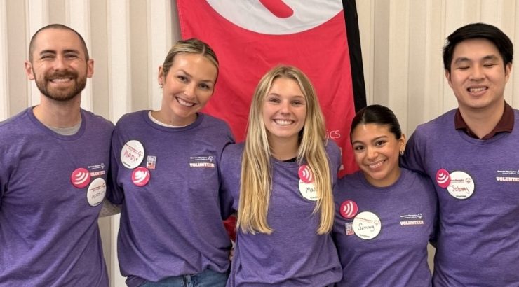 Student Volunteers at Special Olympics