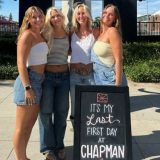 Lauren at Wilson Field with Friends