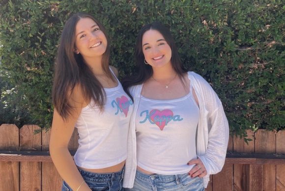 Olivia with Sorority Sister