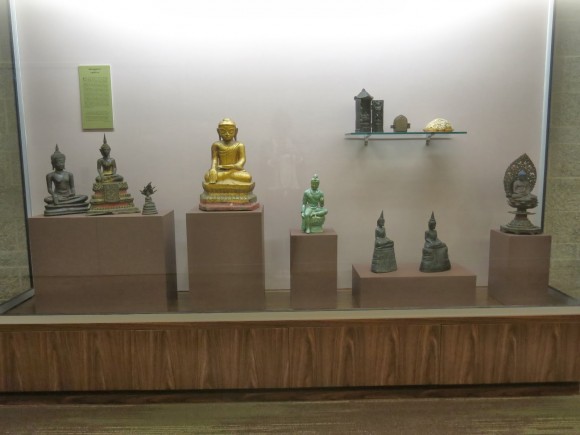 artwork in a display case