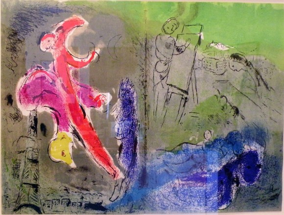 Vision of Paris, by Marc Chagall