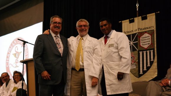 Dr. Brown, Dr. Struppa and Dean Jordan
