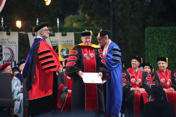 Dr. Grabenstein Receives Honorary Degree from CUSP