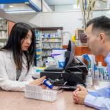 PharmD students trains with preceptor