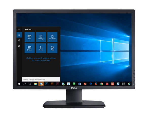 windows 10 system monitor on desktop