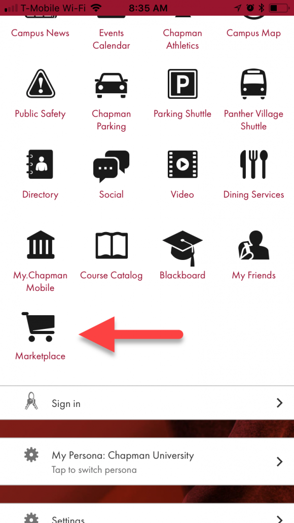 student marketplace app