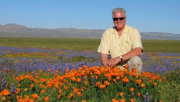 Huell Howser Among Poppies