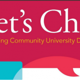 Banner for Let's Chat - community university dialogue